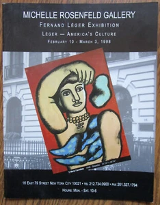 Fernand Leger "America's Culture" Brochure - Rosenfeld Gallery - 1998 - Picture 1 of 5