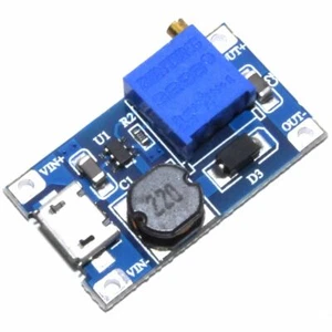DC-DC USB Boost Module 2V 24V 2A Charger Micro USB Arduino Motor Flux Workshop - Picture 1 of 3