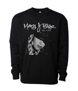 Mary J Blige Sweatshirt - My Life - Bad Boy - Uptown 90s rnb queen of hip hop - Picture 1 of 2