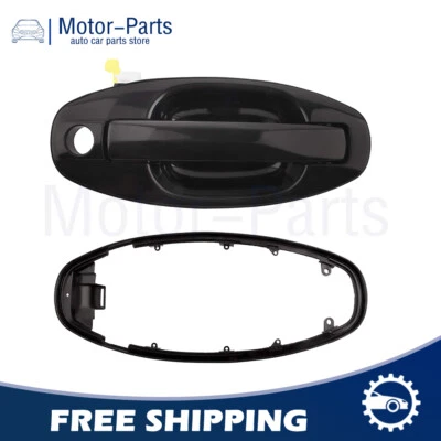 Manija de puerta negra imprimada exterior delantera derecha para Hyundai Santa Fe 2001-2006 Foto 1 de 4