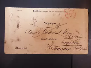 1865, Emperador Francisco José firma en publicación impresa, envíos posteriores - Imagen 1 de 8