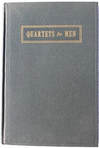 Quartets for Men Gospel & Secular Songs Negro Spirituals Rodeheaver ©1946 HC - Picture 1 of 11