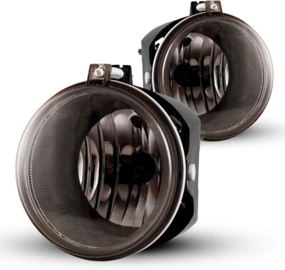 Fog Lights For 2005-2010 Jeep Grand Cherokee Smoke Bumper Assembly Lamps Bulbs - Image 1 of 4
