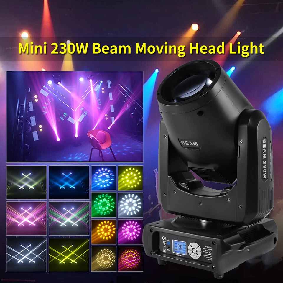 230W 7R Moving Head Beam Light Stage Light Effect DMX 512 Disco Bar DJ Show - image 1 of 4