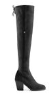 New Brompton Boxed Fairfax And Favor Over The Knee Black Suede Boots Boots 37