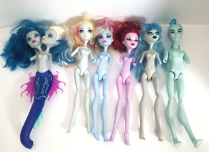 Monster High Doll Replacement Lot Nude Body Torso Heads OOAK Yelps Venus Gil