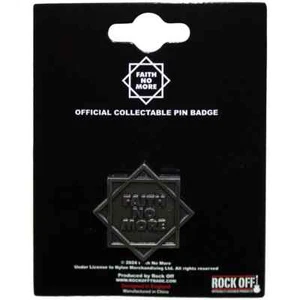 FAITH NO MORE - STAR LOGO - LAPEL/HAT PIN - BRAND NEW - MUSIC FNMPIN01 - Picture 1 of 1