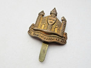 WW1 Era Cambridgeshire Regiment Economy Cap Badge - Picture 1 of 2