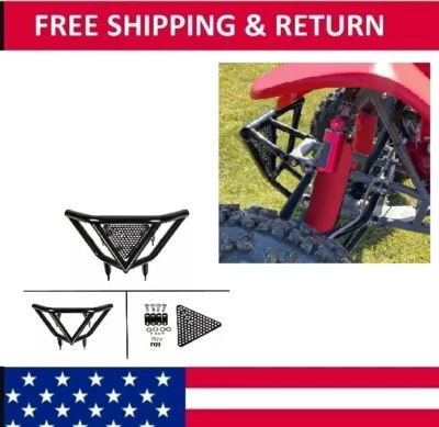 Protector de parachoques delantero de aluminio para Honda TRX 450R TRX400EX negro Foto 1 de 4