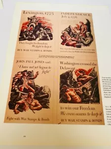 Weltkrieg Werbung Vintage Druck Litho 12X9 2. Weltkrieg Schild Deliver Evil AC1 - Bild 1 von 2
