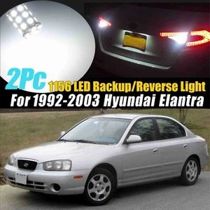 2Pc 1156(BA15S) 27SMD White Backup/Reverse Light for 1992-2003 Hyundai Elantra - Picture 1 of 7