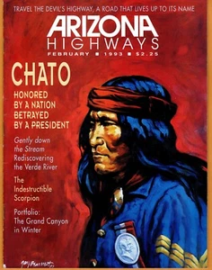 Arizona Highways Magazine-Chato The Betrayed - Chiricahua Indian(February, 1993) - Picture 1 of 4