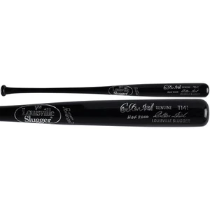 Carlton Fisk Boston Red Sox firmato Louisville Slugger gioco modello mazza con inserto HOF - Foto 1 di 3