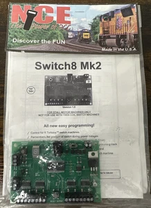 NCE Switch8 Mk2 for DCC Control of Stall Motor Switch Machines (Tortoise) NIP - Picture 1 of 4