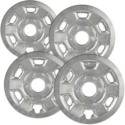 Set of 4 Chrome 16 inch Impostor Wheel Skins for 15-20 Chevy Colorado Rim Covers - Image 1 of 4