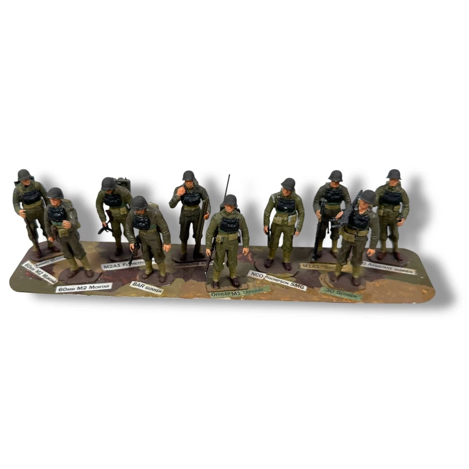 Figuras modelo miniatura vintage de plástico de soldados del ejército escena militar coleccionables Foto 1 de 4