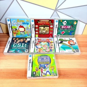 Nintendo DS Game Lot of 7 Super Scribblenauts, MySims Kingdom, CSI Dark Motives - Picture 1 of 9