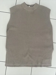 Strickpullunder H&M, Beige/Oliv Grau, M, Oversize, Neu - Bild 1 von 4