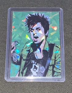 Billie Joe Armstrong Green Day Custom Refractor Holographic Prizmatic Card - Picture 1 of 4