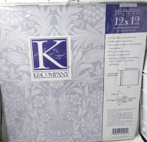 Lot of 7 - 10 K & COMPANY 12x12 Insert Sheets Page Protectors 70 Total - Picture 1 of 4