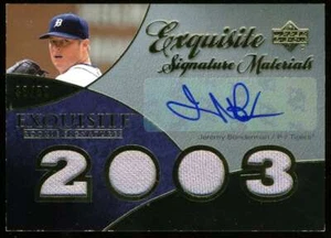 Jeremy Bonderman 2007 Upper Deck Exquisite 36/50 Autograph Tigers - Picture 1 of 2