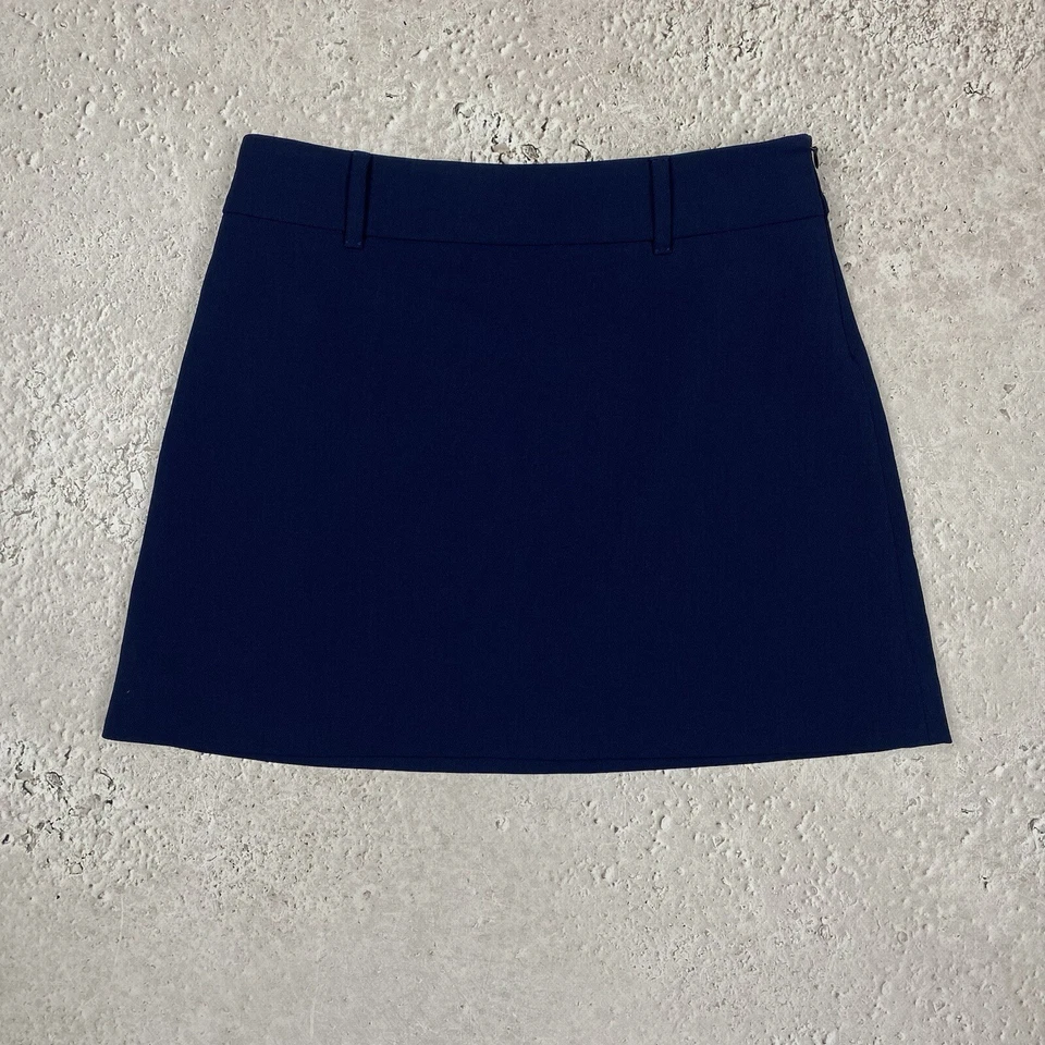 Miu Miu Por Prada Azul Sexy Mini Falda Talla 38 - Imagen 1 de 4