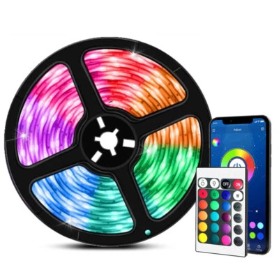 USB LED Strip Light RGB 5050 2835 Flexible Tape IR/Bluetooth DC5V TV Back light - Image 1 of 4