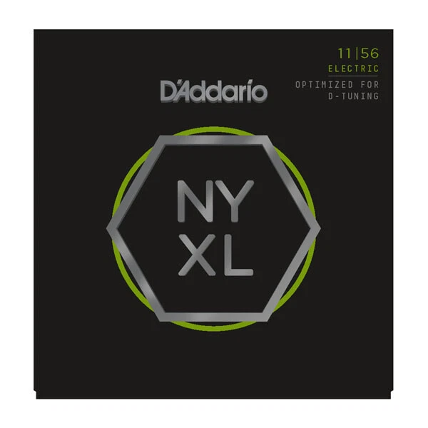 D'Addario NYXL1156 Guitar Strings Medium Top / Extra-Heavy Bottom, 11-56