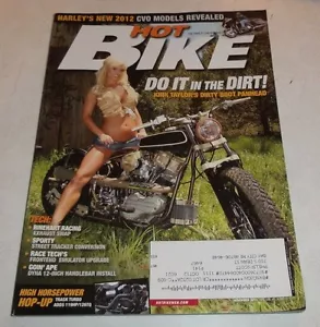 HOT BIKE November 2011 Harley Magazine Kirk Taylor Rinehart Racing - Imagen 1 de 1