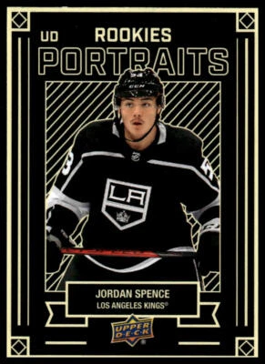 2022-23 Upper Deck #P-48 Jordan Spence UD Portraits - Image 1 of 2
