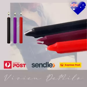 BDSM Drip Wax Sex Candle Set - Black, Purple, Red - Picture 1 of 1