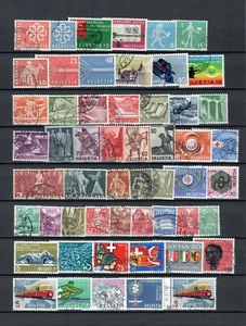 SWITZERLAND EUROPE  COLLECTION POSTALLY  USED  STAMPS  ( HELV 15) - Picture 1 of 1