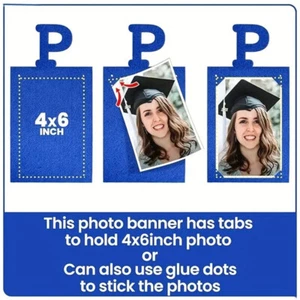 Graduation Photo Banner No DIY Graduation Picture Banner Personalized Graduation - Photo 1/16