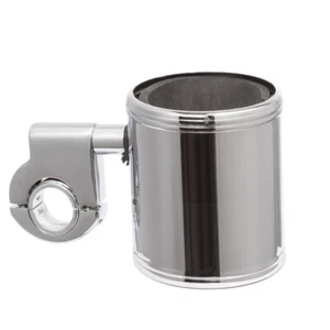 Aluminum Motorcycle Cup Holder Handlebar Drink Holder Universal For Harley - Bild 1 von 12