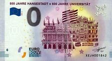 Null Euro Schein - 0 Euro - 800 Jahre Hansestadt - 600 Jahre Universität 2019-1