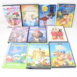 Lot of 10 Kids DVD Movies/TV Shows Assorted Mix of Animated & Live - Picture 1 of 11