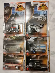 Jurassic world Matchbox 6 cars - Picture 1 of 7