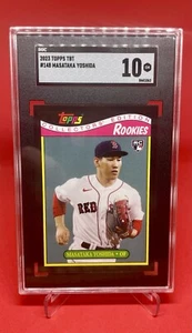 2023 Topps TBT Masataka Yoshida 1987 Rookie Card SGC 10 GEM Mint Boston Red Sox - Picture 1 of 2