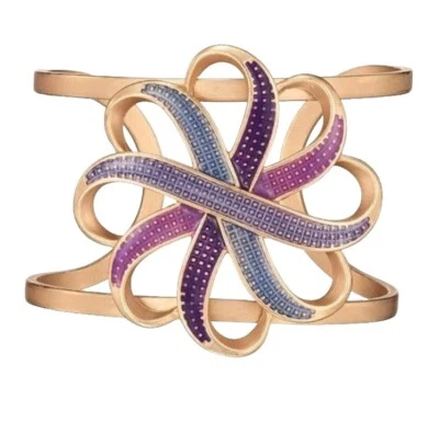 AVON Purple Peace Infinity Power Cuff Bracelet - Image 1 of 4