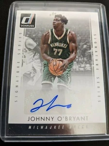 2015-16 Panini Donruss Johnny O'Bryant Signature Series Auto Insert Rare SS-JOB - Picture 1 of 1