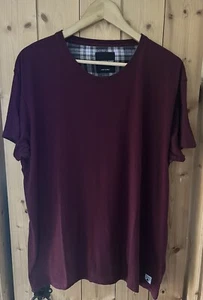 Cedar Wood State Men’s Burgundy T-shirt. Size XL - Picture 1 of 7