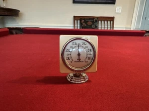 ANTIQUE TEL-TRU 1930S 1940S THERMOMETER ACCESSORY AUTO TRUCK CHEVY FORD MOPAR GM - Picture 1 of 5