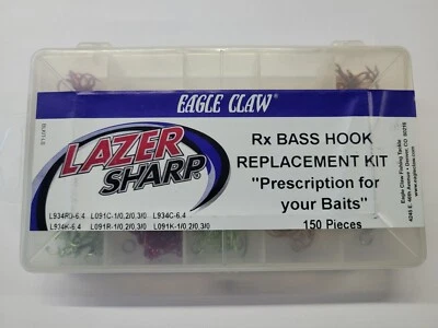 Eagle Claw Lazer Sharp Bass Hook Kit - Изображение 1 из 4