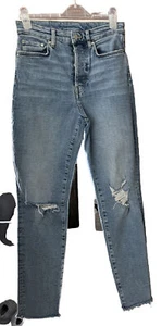H&M LADIES MOM JEANS HIGH WAIST & DENIM SIZE 8 IMMACULATE - Picture 1 of 10
