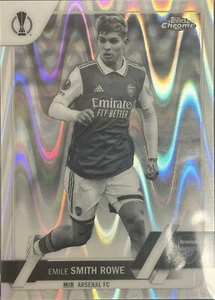 2023 Topps Chrome Emile Smith-Rowe Black & White RayWave #55 - Bild 1 von 2