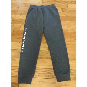 Reebok Kids Jogger Sweatpants L(14-16) Gray Polyester Athletic tapered leg Pants - Picture 1 of 9