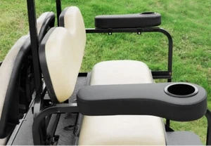 Roykaw Golf Cart Parts Arm Rest Set w/ cup Holders Model G-0027 - Picture 1 of 13