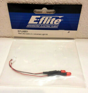 E-Flite LED Rojo Luminosas (2 Piezas) Universal Light Conjunto , Núm EFLA601