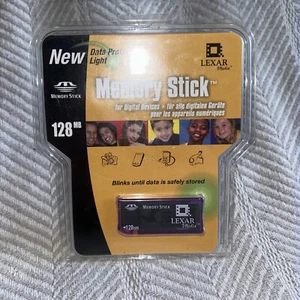 Lexar 128MB Memory Stick Card - MS128-291 Brand New Sealed Mint Condition A1 - Picture 1 of 2