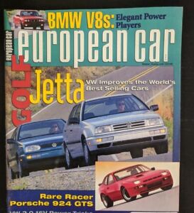 European Car Magazine : Octobre - 1993 - VW Golf - Jetta - Porsche 924 GTS - BMW
